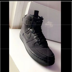 Nike Air Force 1  High ‘Black Canvas’